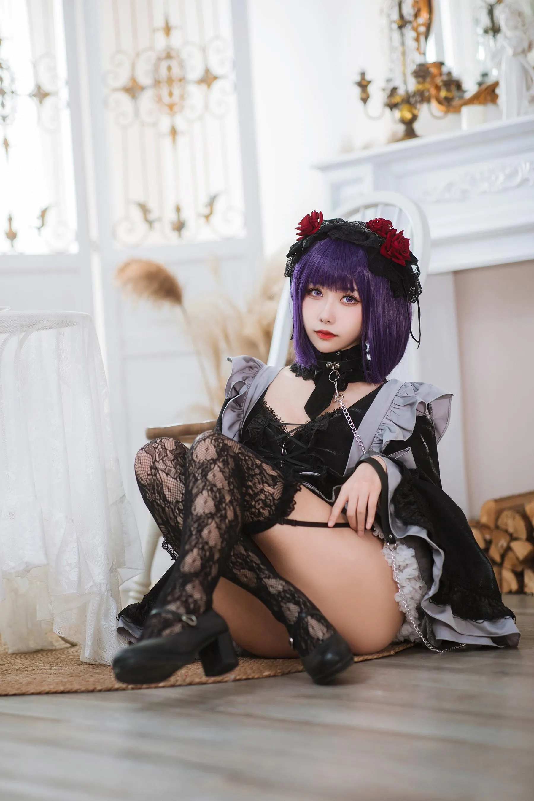 Momoko葵葵 – NO.34 喜多川海夢 黑江雫 [45P]插图4
